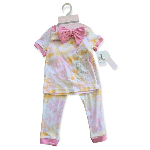 Weeplay 3 piece layette set queen tie dye in Size 24 months - Picture 2 of 8
